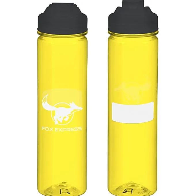 PolySure Revive Water Bottle with Flip Lid - 24 oz - ID