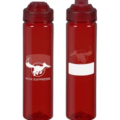 PolySure Revive Water Bottle with Flip Lid - 24 oz - ID