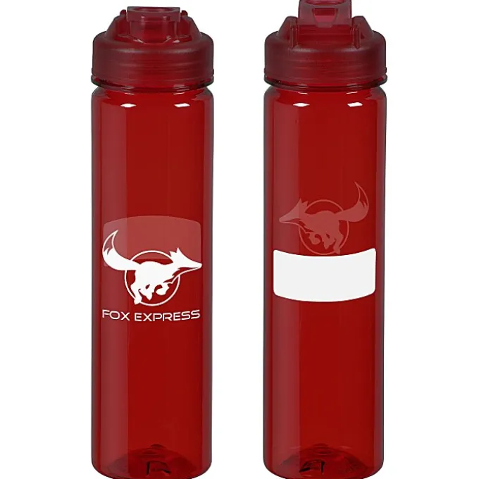 PolySure Revive Water Bottle with Flip Lid - 24 oz - ID