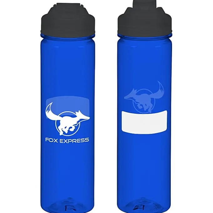 PolySure Revive Water Bottle with Flip Lid - 24 oz - ID