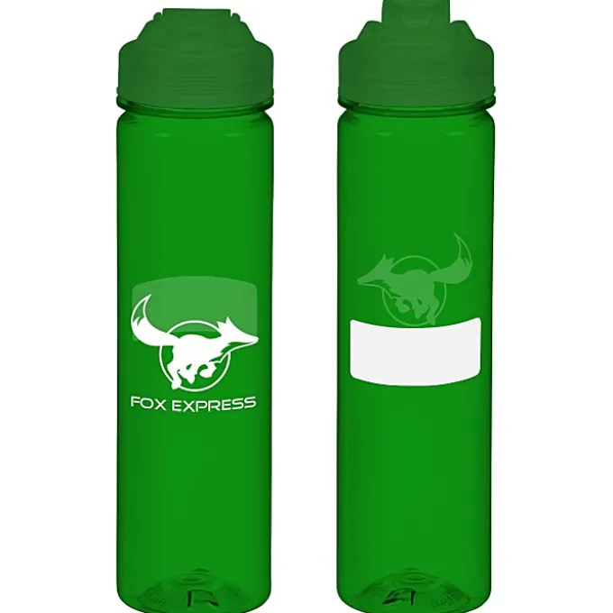 PolySure Revive Water Bottle with Flip Lid - 24 oz - ID