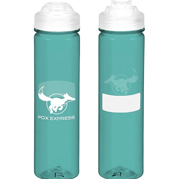 PolySure Revive Water Bottle with Flip Lid - 24 oz - ID