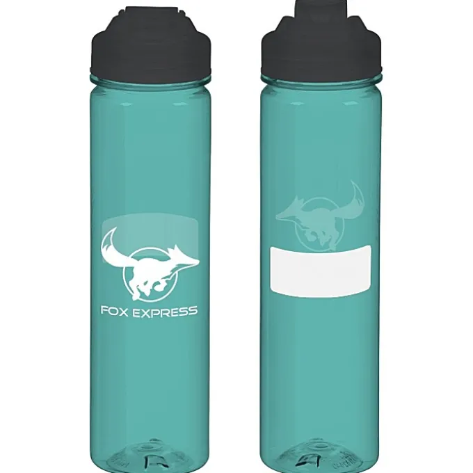 PolySure Revive Water Bottle with Flip Lid - 24 oz - ID