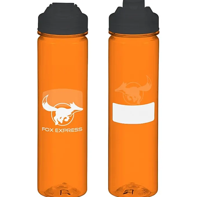 PolySure Revive Water Bottle with Flip Lid - 24 oz - ID
