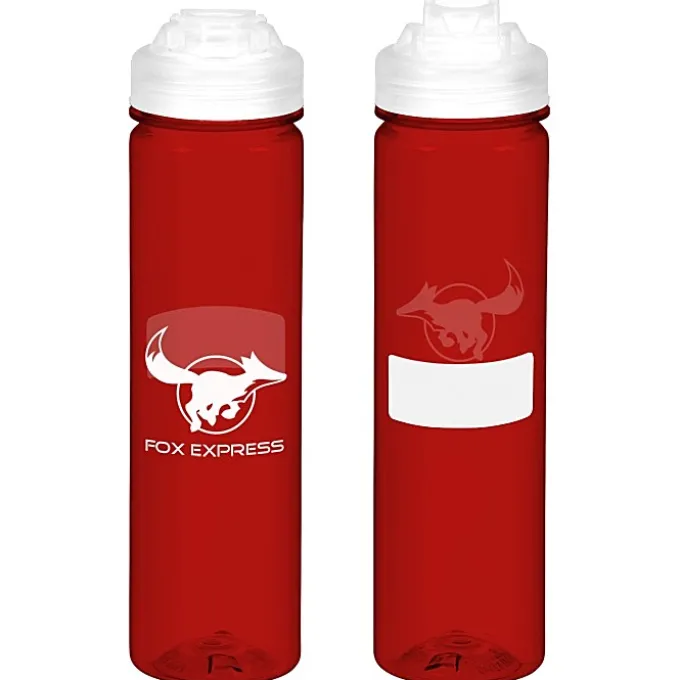 PolySure Revive Water Bottle with Flip Lid - 24 oz - ID