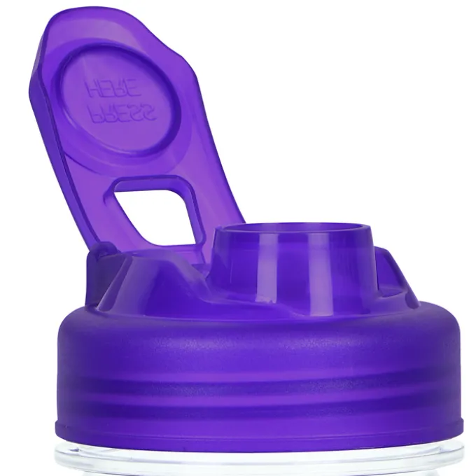 PolySure Revive Water Bottle with Flip Lid - 24 oz - Clear