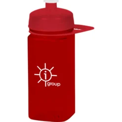 PolySure Squared-Up Water Bottle with Handle - 16 oz