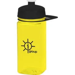 PolySure Squared-Up Water Bottle with Handle - 16 oz