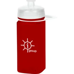 PolySure Squared-Up Water Bottle with Handle - 16 oz