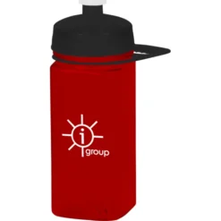PolySure Squared-Up Water Bottle with Handle - 16 oz