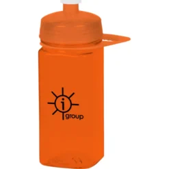 PolySure Squared-Up Water Bottle with Handle - 16 oz