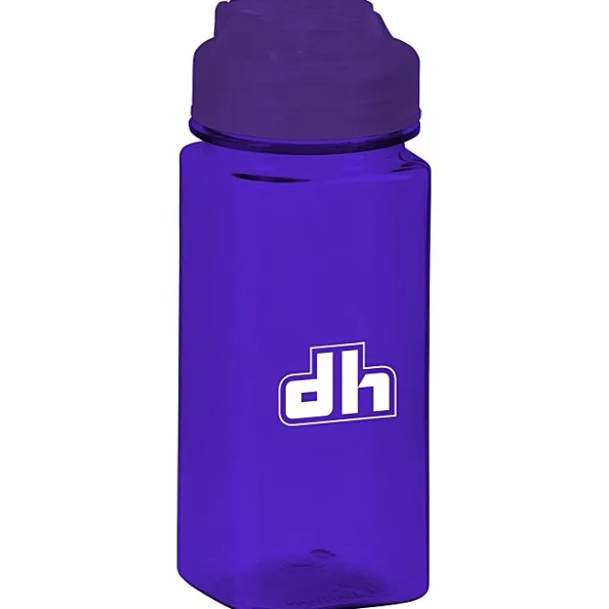 PolySure Squared-Up Water Bottle with Flip Lid - 16 oz