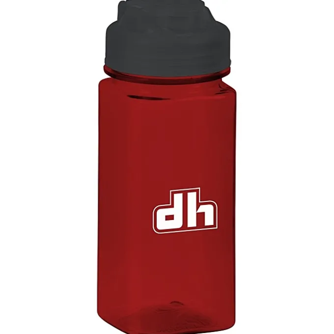 PolySure Squared-Up Water Bottle with Flip Lid - 16 oz