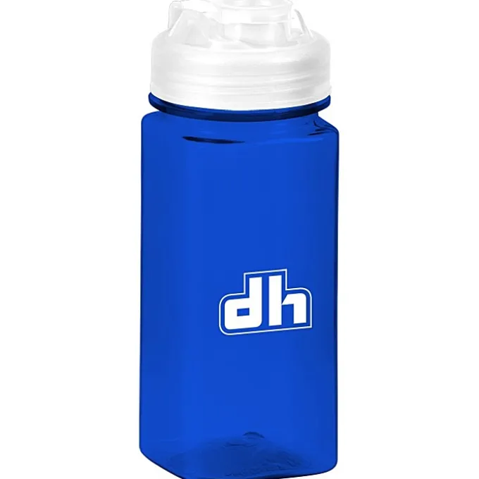 PolySure Squared-Up Water Bottle with Flip Lid - 16 oz