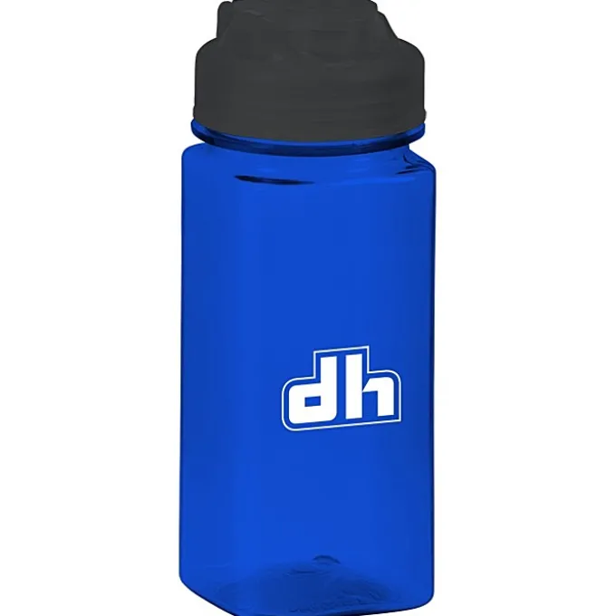 PolySure Squared-Up Water Bottle with Flip Lid - 16 oz