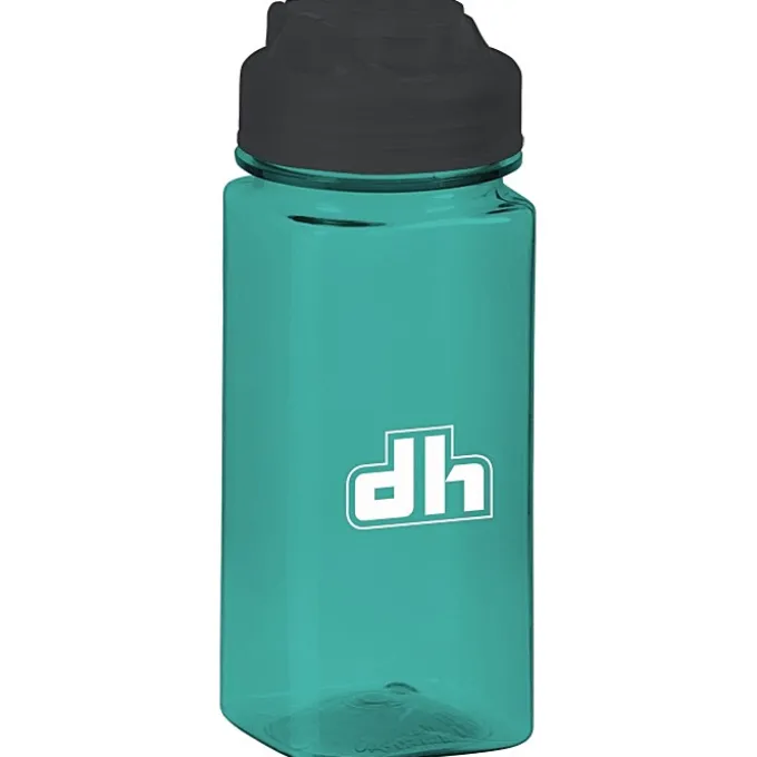 PolySure Squared-Up Water Bottle with Flip Lid - 16 oz