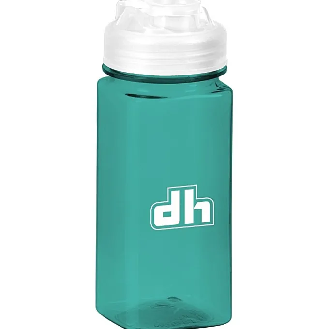 PolySure Squared-Up Water Bottle with Flip Lid - 16 oz