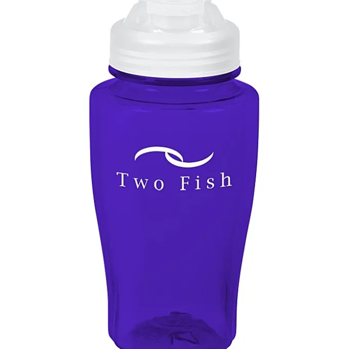 PolySure Twister Water Bottle with Flip Lid - 16 oz
