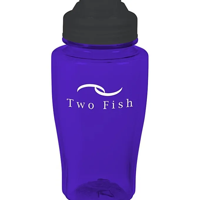 PolySure Twister Water Bottle with Flip Lid - 16 oz
