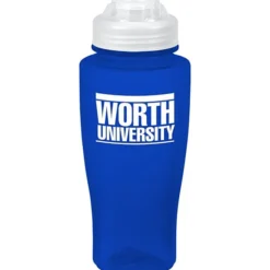 PolySure Twister Water Bottle with Flip Lid - 24 oz