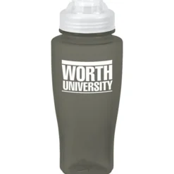 PolySure Twister Water Bottle with Flip Lid - 24 oz