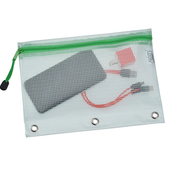 PolyWeave Zipper Binder Pouch