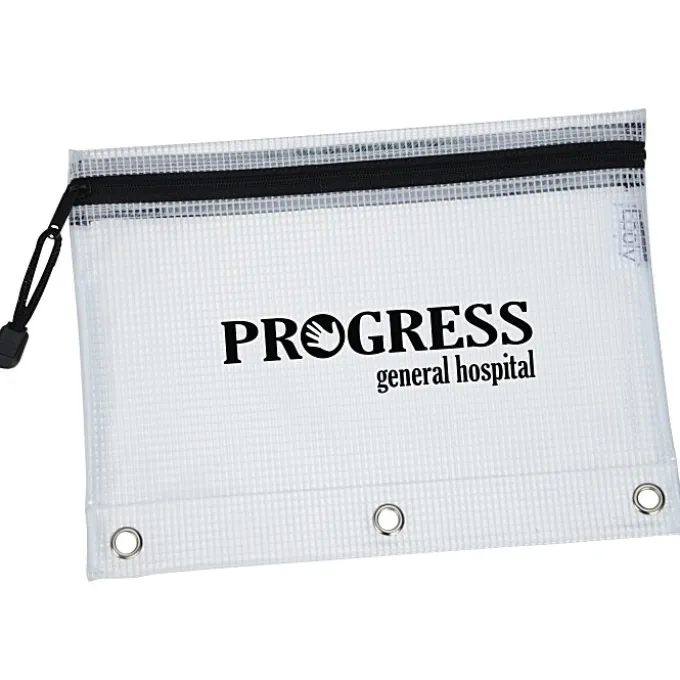 PolyWeave Zipper Binder Pouch