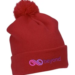 Pom Pom Cuffed Beanie