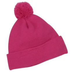 Pom Pom Cuffed Beanie