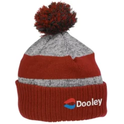 Pom Pom Melange Beanie with Ribbed Cuff - 24 hr