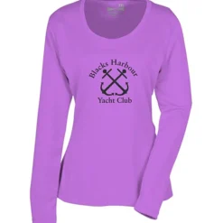 Popcorn Knit Performance Long Sleeve Tee - Ladies' - Screen