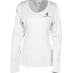 Popcorn Knit Performance Long Sleeve Tee - Ladies' - Embroidered