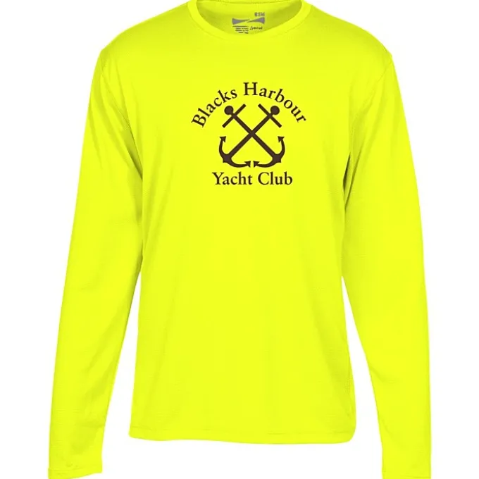 Popcorn Knit Performance Long Sleeve Tee - Men's - Screen