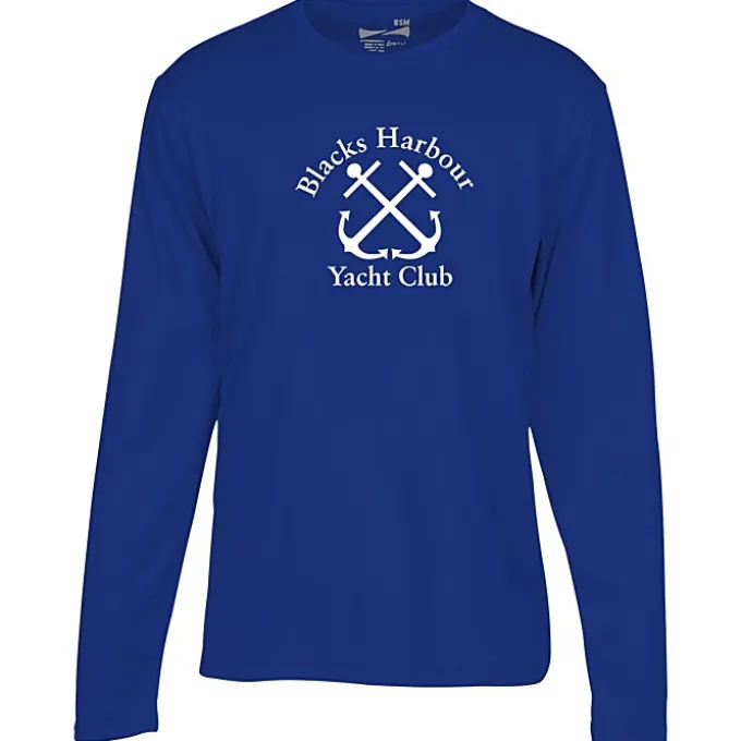 Popcorn Knit Performance Long Sleeve Tee - Men's - Screen