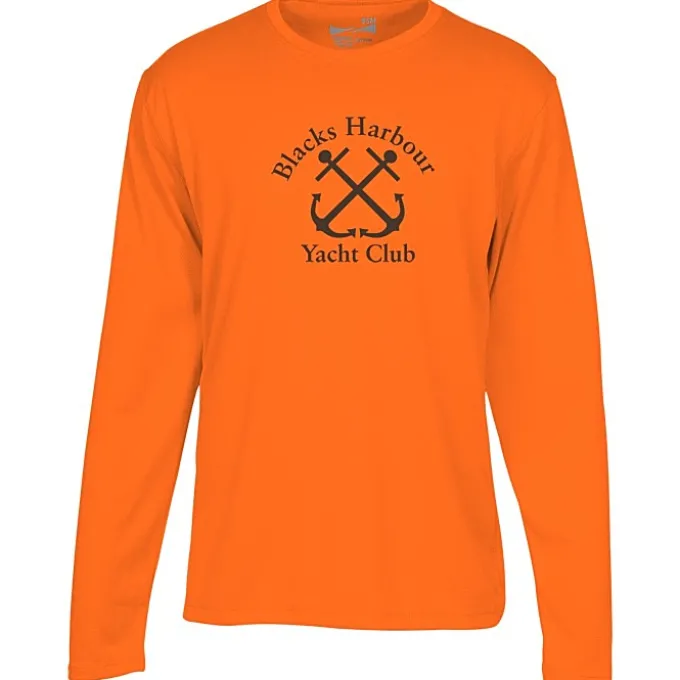 Popcorn Knit Performance Long Sleeve Tee - Men's - Screen