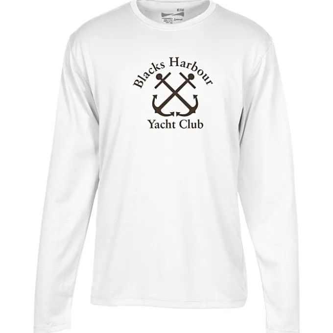 Popcorn Knit Performance Long Sleeve Tee - Men's - Screen
