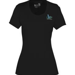 Popcorn Knit Performance Tee - Ladies' - Embroidered