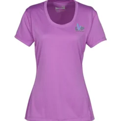 Popcorn Knit Performance Tee - Ladies' - Embroidered