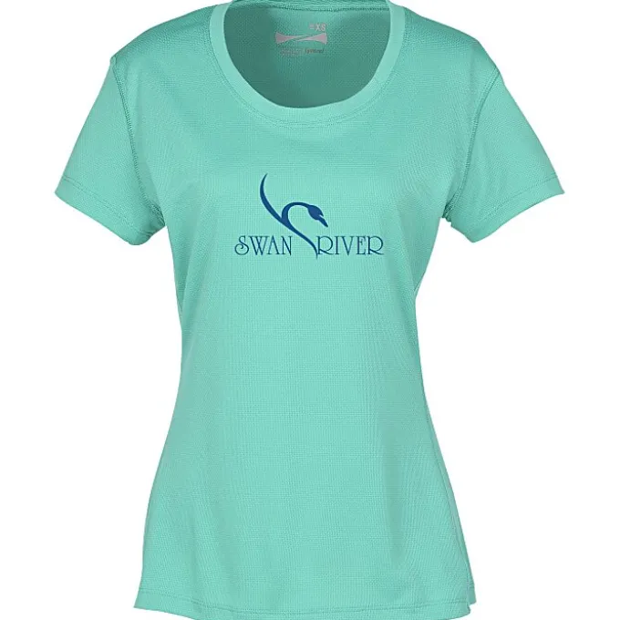 Popcorn Knit Performance Tee - Ladies' - Screen