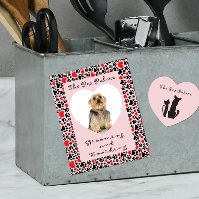Pop Out Picture Frame Magnet - Heart