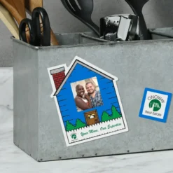Pop Out Picture Frame Magnet - House