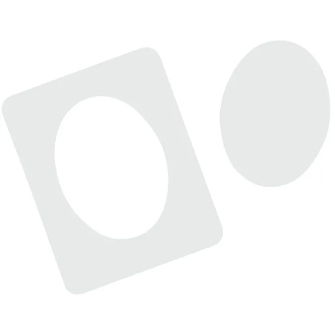 Pop Out Picture Frame Magnet - Oval