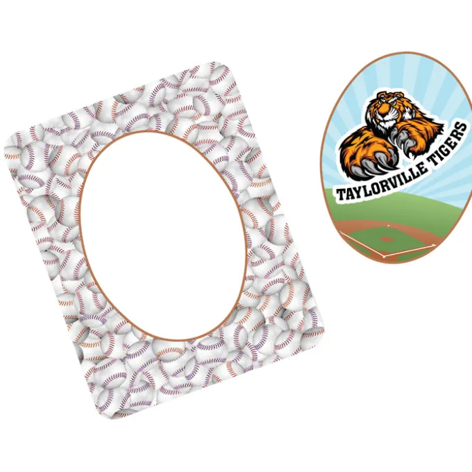 Pop Out Picture Frame Magnet - Oval