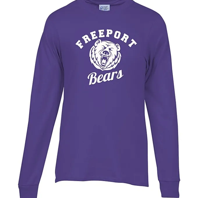 Port 50/50 Blend Long Sleeve T-Shirt - Screen