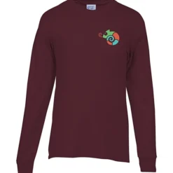 Port 50/50 Blend Long Sleeve T-Shirt - Embroidered