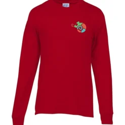 Port 50/50 Blend Long Sleeve T-Shirt - Embroidered