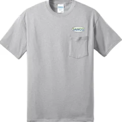Port 50/50 Blend Pocket T-Shirt - Embroidered