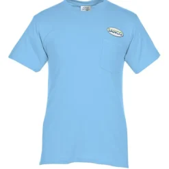 Port 50/50 Blend Pocket T-Shirt - Embroidered