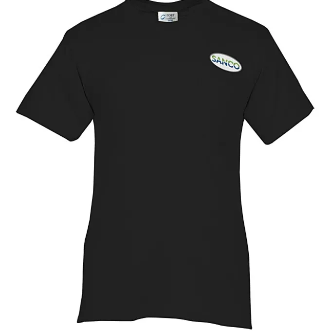 Port 50/50 Blend Pocket T-Shirt - Embroidered