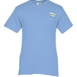 Port 50/50 Blend Pocket T-Shirt - Embroidered
